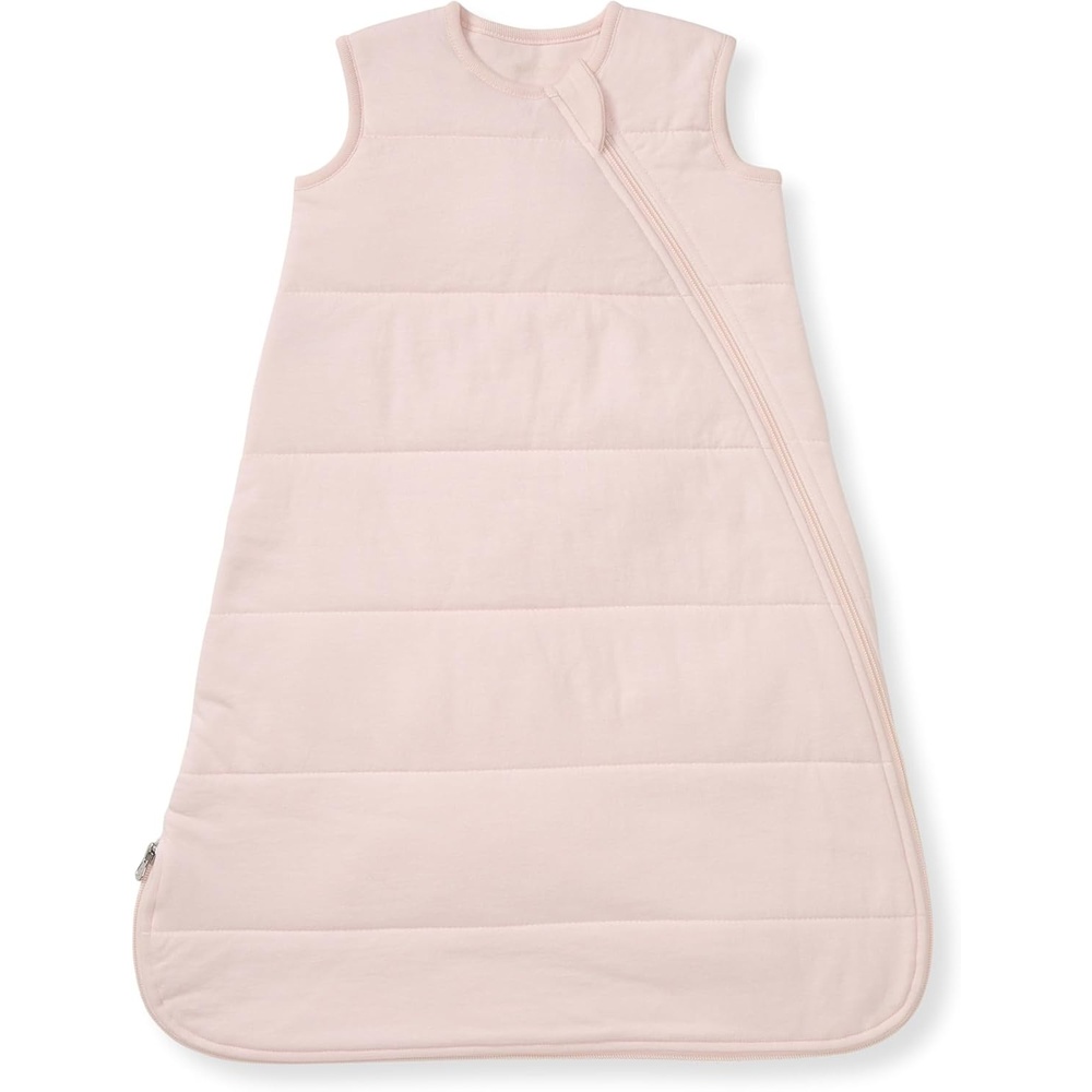 image:imageBurts Bees Baby Organic Beekeeper Infant Wearable Blanket Unisex Swaddle  Cozy 2way zip sleep sack is available in lightweight 05 TOG or medium weight 15 TOG options for a great nights sleepQuilted Pink