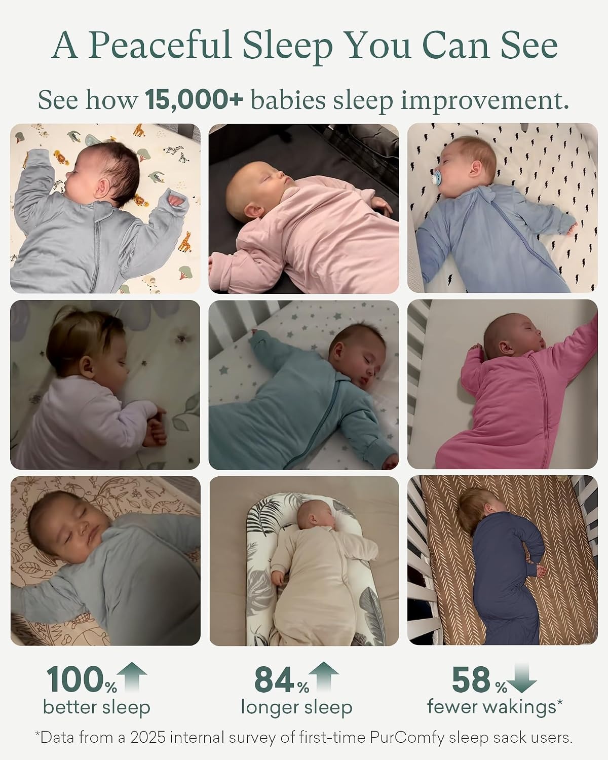 image:imagePurComfy Supersoft Premium Bamboo Viscose Long Sleeve Sleep Sack 10 TOG Baby Sleeping Bag Wearable Blanket Baby with 2Way ZipperBlush