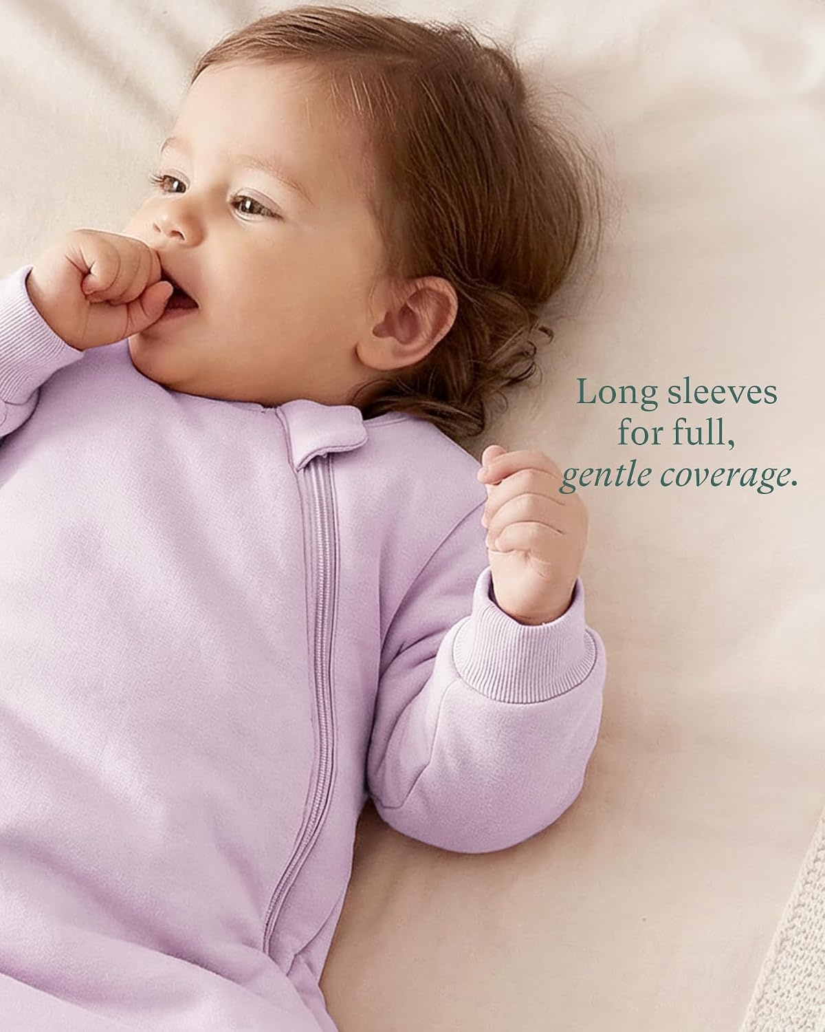image:imagePurComfy Supersoft Premium Bamboo Viscose Long Sleeve Sleep Sack 10 TOG Baby Sleeping Bag Wearable Blanket Baby with 2Way ZipperBlush