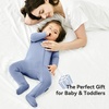 BubblePanda Rayon Made From Bamboo Baby Pajamas Long Sleeve Sleepers(Slate)