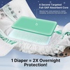 BubblePanda Sleep Sack with Feet 24-36 Months 1.0 Tog & Overnight Baby Diapers(Size 6, Count 68)