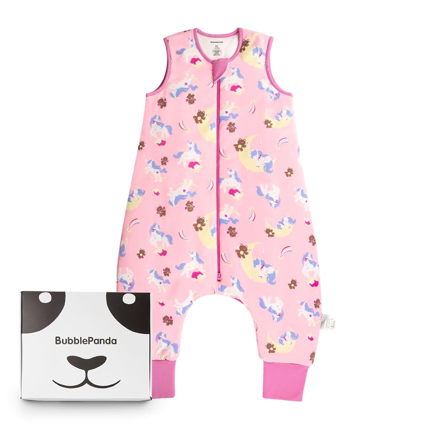 image:imageBubblePanda Rayon Made from Bamboo Sleep Sack with Feet 2t3t 10 Tog PrintUnicorns