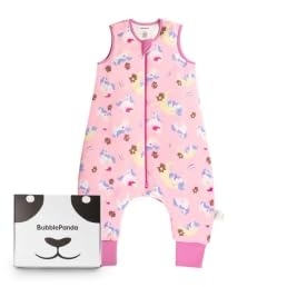 image:imageBubblePanda Rayon Made from Bamboo Sleep Sack with Feet 2t3t 10 Tog PrintUnicorns