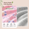 BubblePanda Baby Pajamas Rayon Made From Bamboo Footie Sleepers Girls Boys(Unicorns)