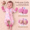 BubblePanda Baby Pajamas Rayon Made From Bamboo Footie Sleepers Girls Boys(Unicorns)