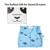 BubblePanda Rayon Made from Bamboo Sleep Sack with Feet 2t-3t 1.0 Tog Print(Shark)