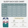 BubblePanda Sleep Sack with Legs Footed Toddler Sack 1.0 Tog Modal(Navy)