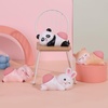 Fabater Cartoon Animal Squeeze Toy, Resin, Stress Relief (Panda)(Piglet)
