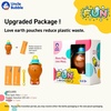 Uncle Bubble No Spill Bubbles – Panda Bear Toy for Toddlers & Kids(Brown Bear)