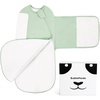 BubblePanda Rayon Made from Bamboo Swaddles for Newborn 0-3M Velcro Swaddle(Sage)