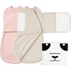 BubblePanda Swaddles for Newborn Rayon Made from Bamboo 0-3M Velcro Swaddle