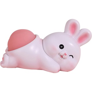 Fabater Cartoon Animal Squeeze Toy, Resin, Stress Relief (Panda)(White)
