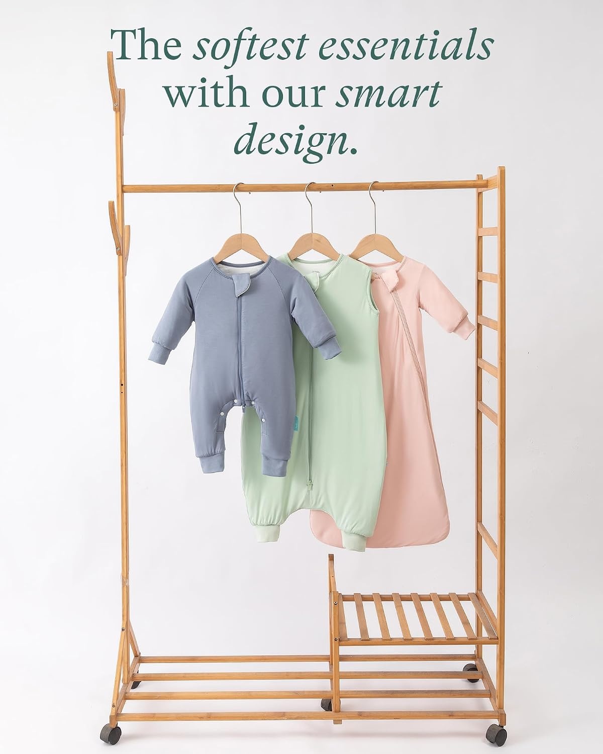 image:imagePurComfy Bamboo Viscose Active Baby Toddler Sleepsuit 10 TOGCoral