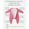 PurComfy Bamboo Viscose Active Baby Toddler Sleepsuit 1.0 TOG(Berry)