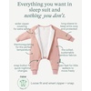 PurComfy Bamboo Viscose Active Baby Toddler Sleepsuit 1.0 TOG(Blush)