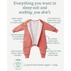 PurComfy Bamboo Viscose Active Baby Toddler Sleepsuit 1.0 TOG(Coral)