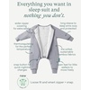 PurComfy Bamboo Viscose Active Baby Toddler Sleepsuit 1.0 TOG(Dolphin)