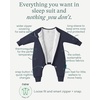 PurComfy Bamboo Viscose Active Baby Toddler Sleepsuit 1.0 TOG(Midnight)
