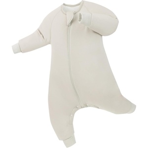 PurComfy Bamboo Viscose Active Baby Toddler Sleepsuit 1.0 TOG(Oat)