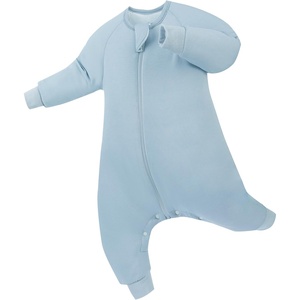 PurComfy Bamboo Viscose Active Baby Toddler Sleepsuit 1.0 TOG(Slate)