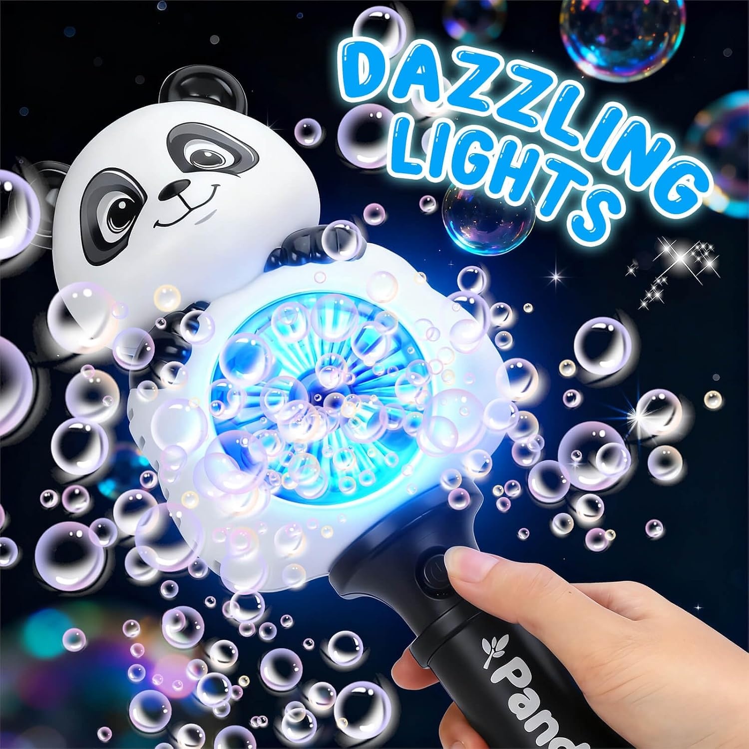 image:imageLight Up Bubble Wand Rechargeable Automatic Bubble Toy for Kids 38
