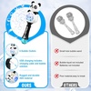 Light Up Bubble Wand, Rechargeable Automatic Bubble Toy for Kids 3-8