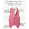 PurComfy Bamboo Viscose Toddler Sleep Sack with Feet, 12-18-24-2t-4t-5t(Berry)