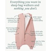 PurComfy Bamboo Viscose Toddler Sleep Sack with Feet, 12-18-24-2t-4t-5t(Blush)