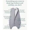 PurComfy Bamboo Viscose Toddler Sleep Sack with Feet, 12-18-24-2t-4t-5t(Dolphin)
