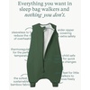 PurComfy Bamboo Viscose Toddler Sleep Sack with Feet, 12-18-24-2t-4t-5t(Forest)