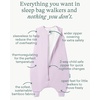 PurComfy Bamboo Viscose Toddler Sleep Sack with Feet, 12-18-24-2t-4t-5t(Lilac)