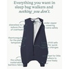 PurComfy Bamboo Viscose Toddler Sleep Sack with Feet, 12-18-24-2t-4t-5t(Midnight)
