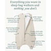 PurComfy Bamboo Viscose Toddler Sleep Sack with Feet, 12-18-24-2t-4t-5t(Oat)