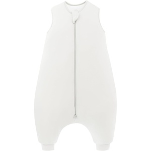 PurComfy Bamboo Viscose Toddler Sleep Sack with Feet, 12-18-24-2t-4t-5t(Cream)