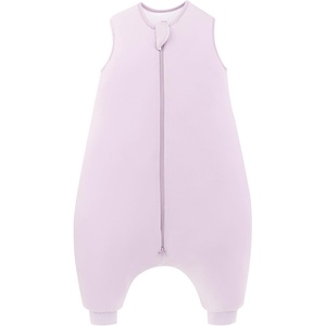 PurComfy Bamboo Viscose Toddler Sleep Sack with Feet, 12-18-24-2t-4t-5t(Lilac)