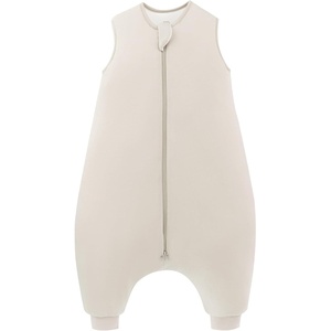 PurComfy Bamboo Viscose Toddler Sleep Sack with Feet, 12-18-24-2t-4t-5t(Oat)