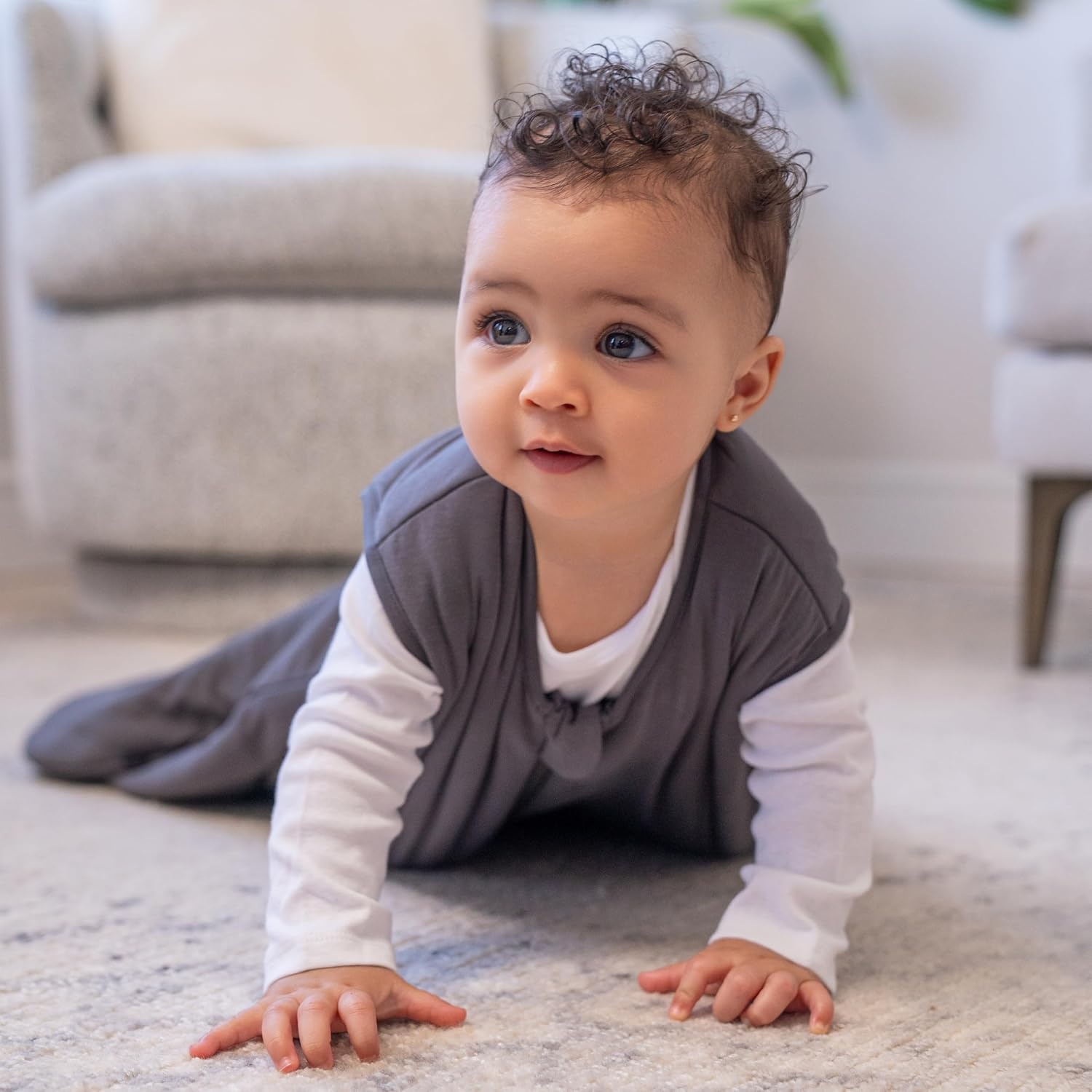 image:imageHALO SuperSoft Bamboo Wearable Blanket 15 TOG Buttery Soft Plush Baby Sleep Sack for Newborns Infants amp Toddlers HipHealthy Design Machine Washable 18 24 Months XLarge Storm GreyCharcoal