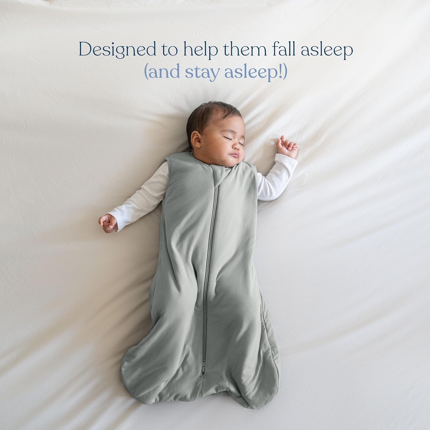 image:imageHALO SuperSoft Bamboo Wearable Blanket 15 TOG Buttery Soft Plush Baby Sleep Sack for Newborns Infants amp Toddlers HipHealthy Design Machine Washable 18 24 Months XLarge Storm GreyBlue Fog