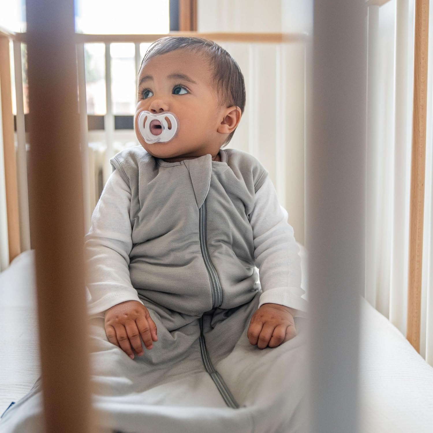 image:imageHALO SuperSoft Bamboo Wearable Blanket 15 TOG Buttery Soft Plush Baby Sleep Sack for Newborns Infants amp Toddlers HipHealthy Design Machine Washable 18 24 Months XLarge Storm GreyStorm Grey
