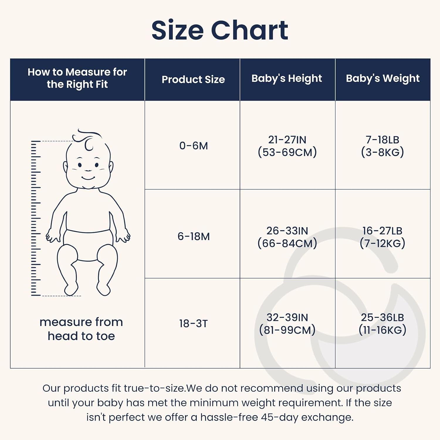 image:imageKaiyaBaby Organic Cotton Baby Sleep Sack Long Sleeve 10 TOG 618MNavy Sky