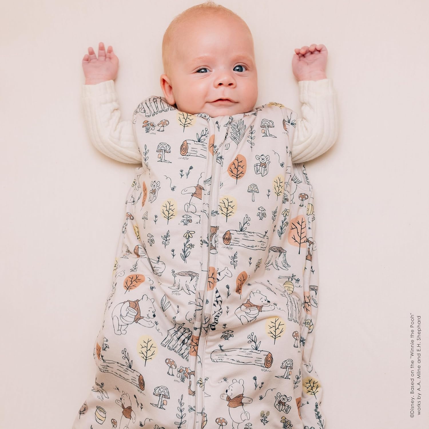 image:imageMilk Snob Disney Baby Sleeping Sack Sleeveless Sleep Bag and Wearable Zip Up Blanket for Girl and Boy Newborn Infant ShowerBaby Bee