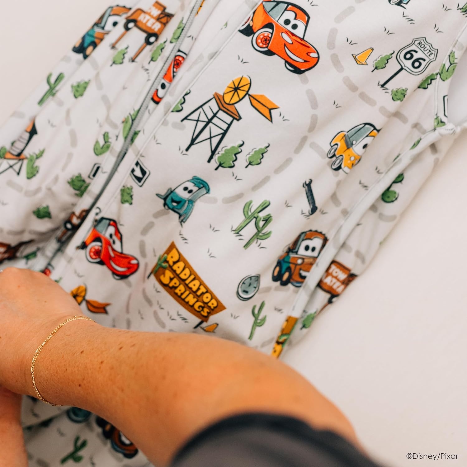 image:imageMilk Snob Disney Baby Sleeping Sack Sleeveless Sleep Bag and Wearable Zip Up Blanket for Girl and Boy Newborn Infant ShowerCars