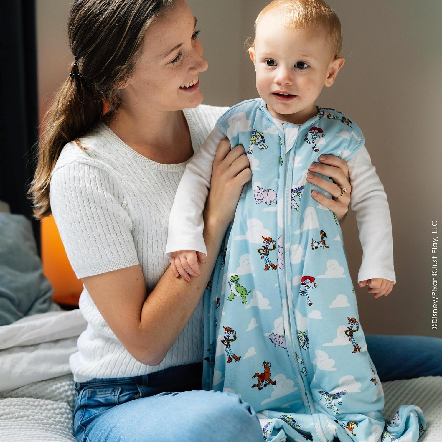 image:imageMilk Snob Disney Baby Sleeping Sack Sleeveless Sleep Bag and Wearable Zip Up Blanket for Girl and Boy Newborn Infant ShowerToy Story