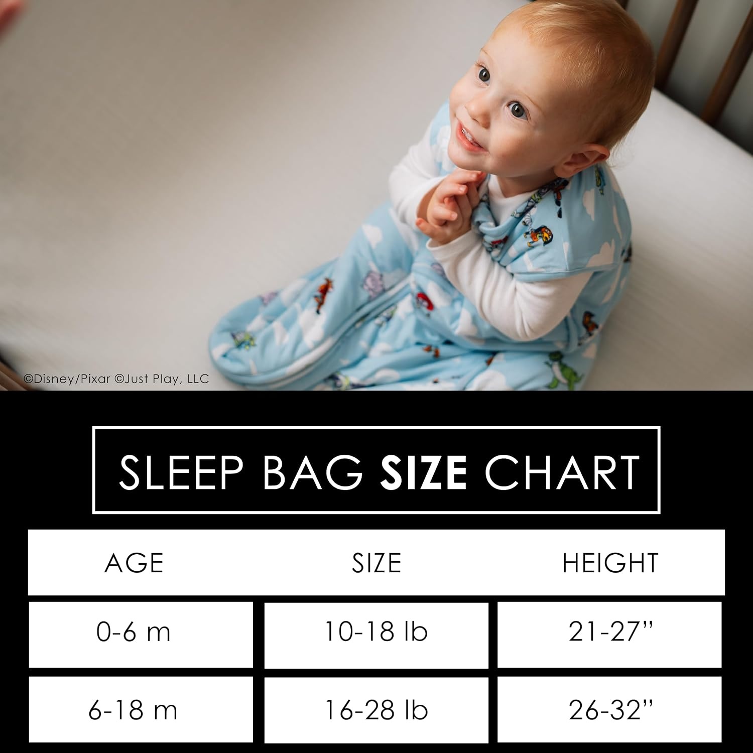 image:imageMilk Snob Disney Baby Sleeping Sack Sleeveless Sleep Bag and Wearable Zip Up Blanket for Girl and Boy Newborn Infant ShowerToy Story