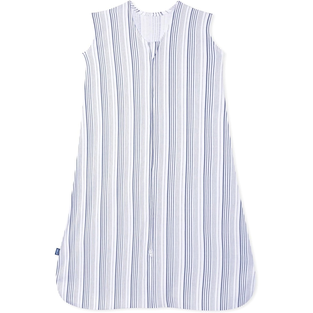 image:imageHALO SleepSack 100 Cotton Wearable Blanket Swaddle Transition Sleeping Bag TOG 05Blue Stripe