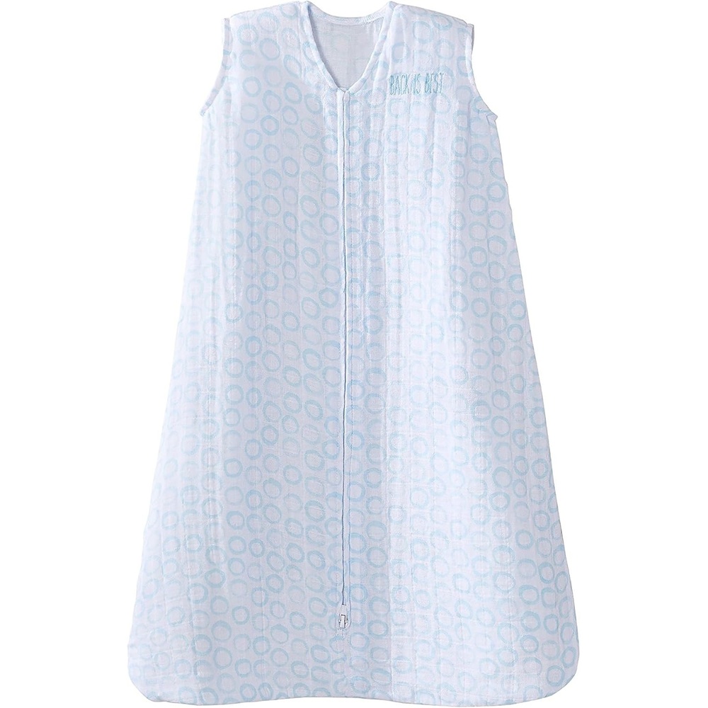 image:imageHALO SleepSack 100 Cotton Wearable Blanket Swaddle Transition Sleeping Bag TOG 05Circles Turquoise