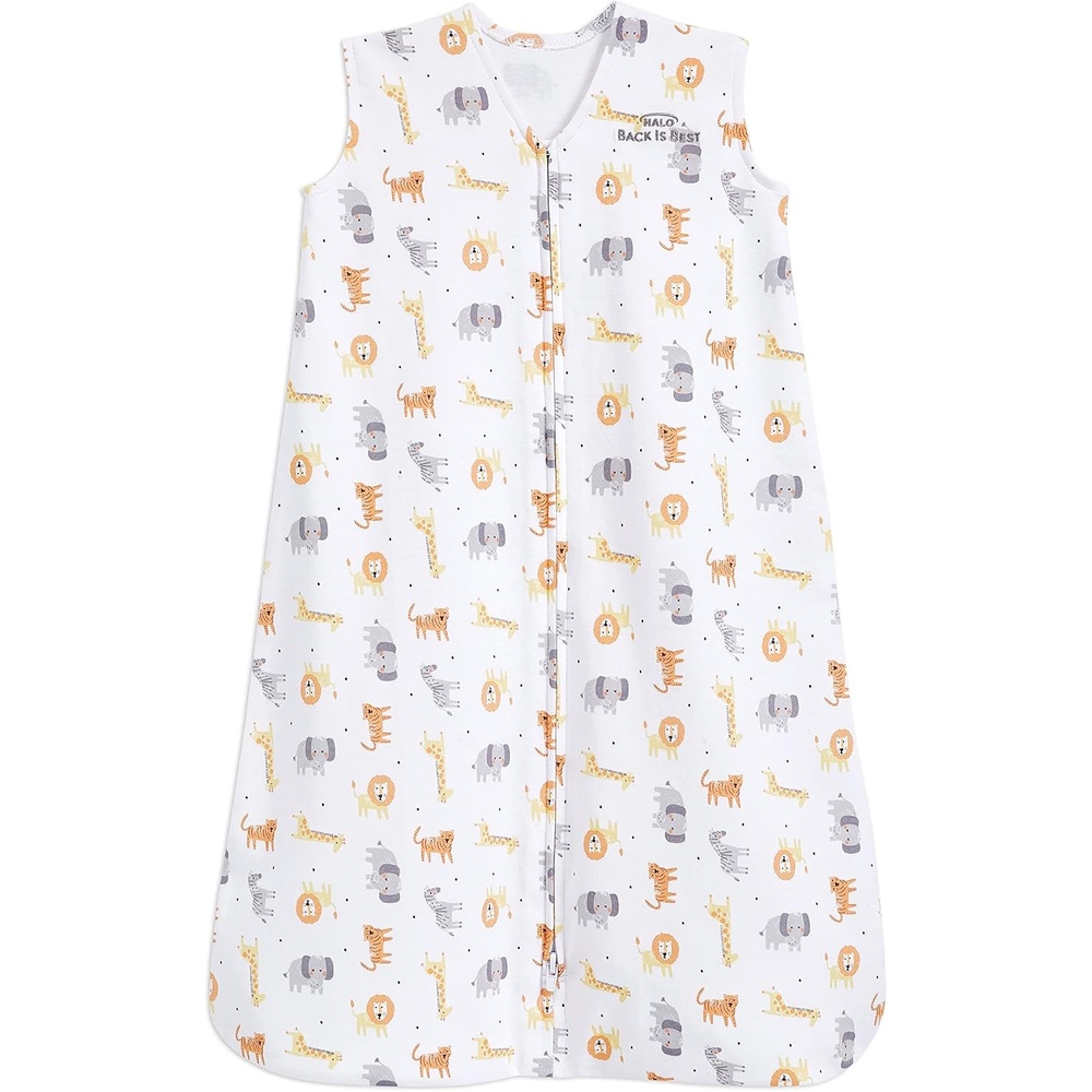 image:imageHALO SleepSack 100 Cotton Wearable Blanket Swaddle Transition Sleeping Bag TOG 05Jungle