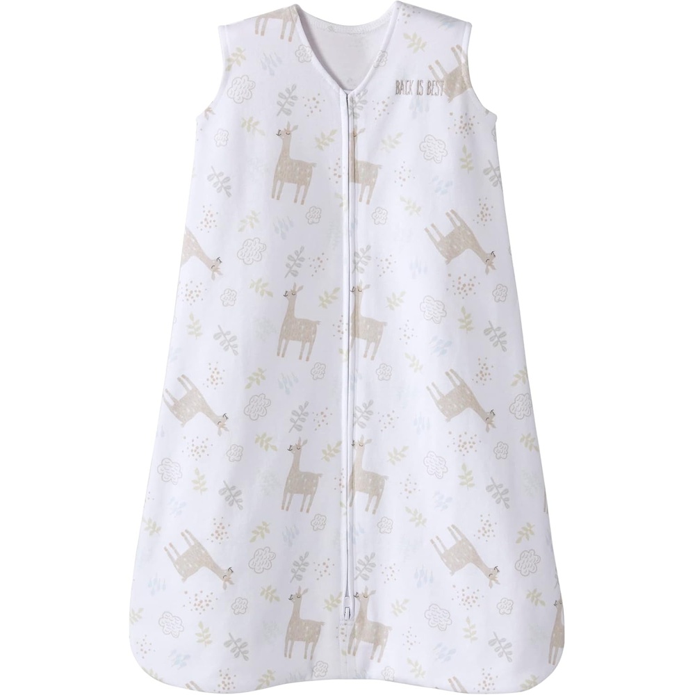 image:imageHALO SleepSack 100 Cotton Wearable Blanket Swaddle Transition Sleeping Bag TOG 05Llama Sand