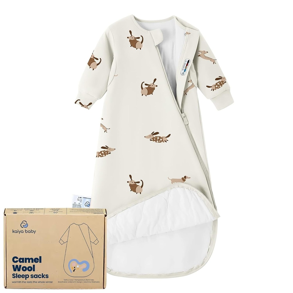 image:imageKaiyaBaby Organic Cotton Baby Sleep Sack Long Sleeve 10 TOG 618MSunny Pup