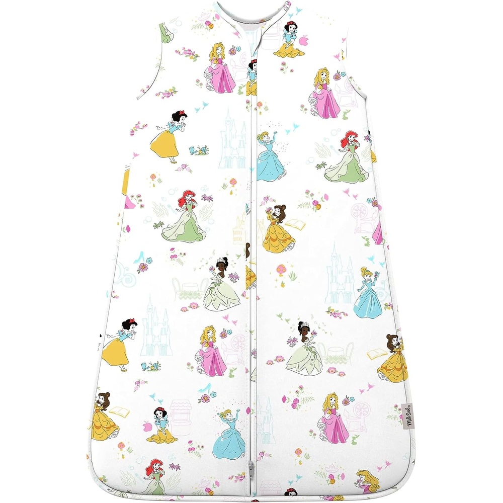 image:imageMilk Snob Disney Baby Sleeping Sack Sleeveless Sleep Bag and Wearable Zip Up Blanket for Girl and Boy Newborn Infant ShowerDisney Princess